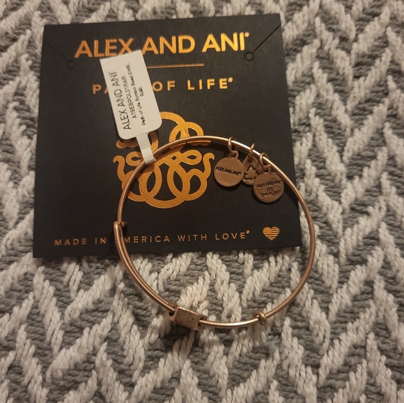 Alex and Ani Women's Path of Life Symbol Bead Charm Bangle - Picture 5 of 8